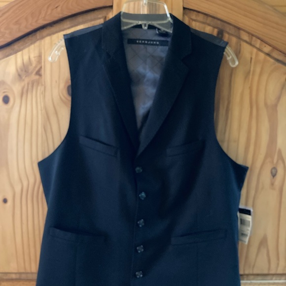 Sean John Other - Men’s Sean John black dress vest size XXL - NWT